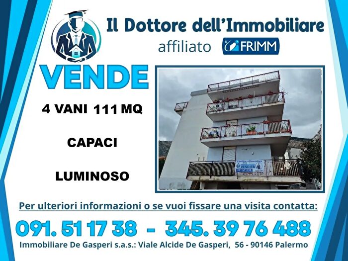 Appartamento quadrilocale in vendita in Via Primo Carnera, Capaci