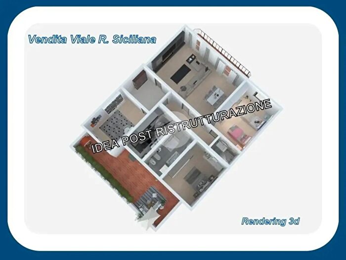 Appartamento con 5 locali in vendita in Viale della Regione Siciliana Sud Est, Palermo