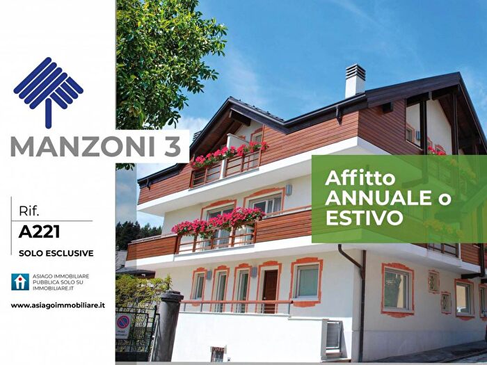 Appartamento quadrilocale in affitto in Via Giuseppe Verdi, Centro, Asiago