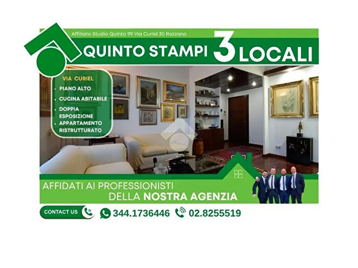 Appartamento trilocale in vendita in Via Eugenio Curiel, Rozzano