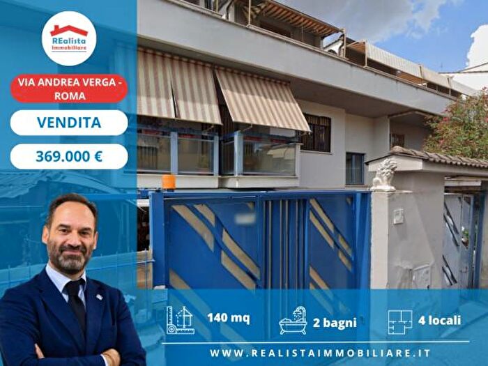 Appartamento quadrilocale in vendita in Via Andrea Verga, Roma