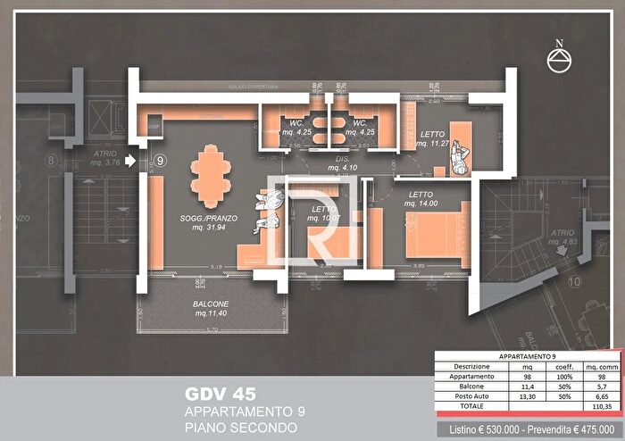 Casa quadrilocale in vendita in Via Giuseppe di Vittorio Cervia, Cervia