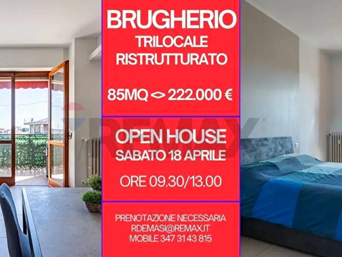 Appartamento trilocale in vendita in Viale Lombardia, Brugherio