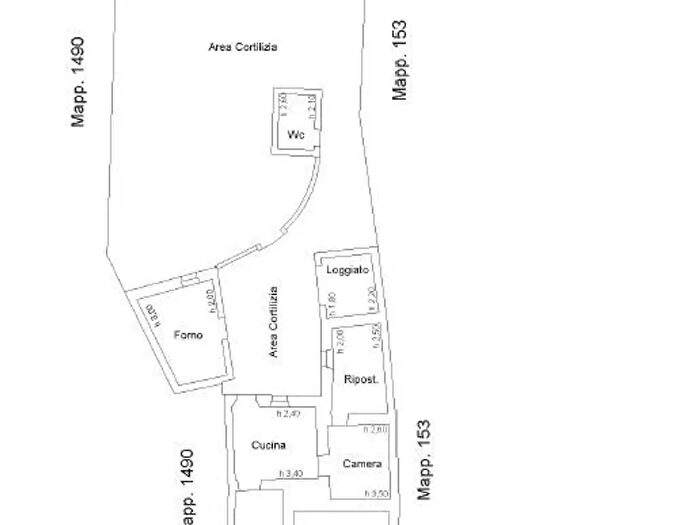 Casa con 6 locali in vendita in Bonarcado