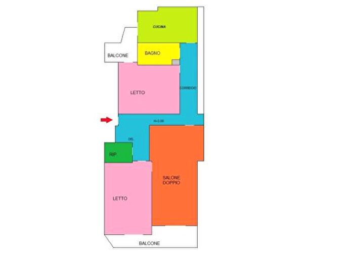 Appartamento trilocale in vendita in Via Cesare Battisti, Taranto