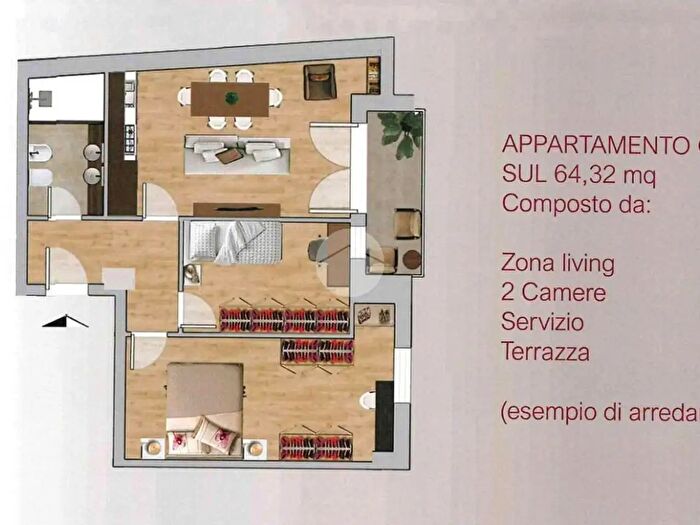 Appartamento trilocale in vendita in Via Maragliano, Firenze