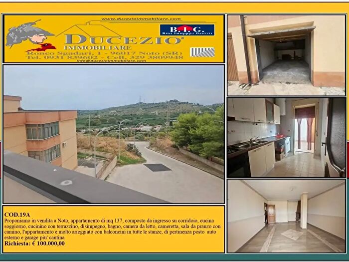 Appartamento con 7 locali in vendita in Via Sonnino Snc, Noto