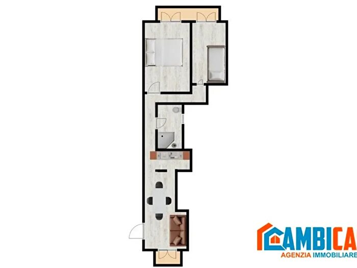 Appartamento bilocale in vendita in Palermo