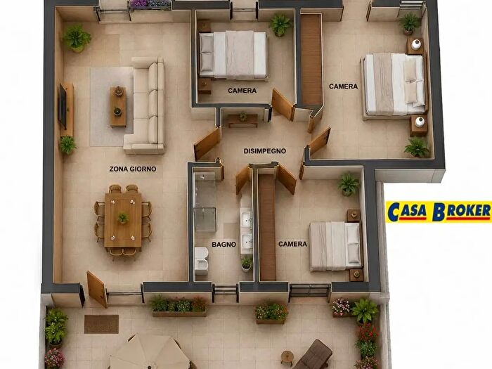 Appartamento quadrilocale in vendita in Viale dello Sport, Monteprandone