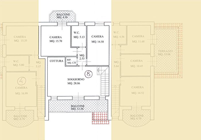Appartamento quadrilocale in vendita in Fucecchio