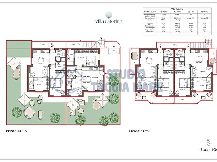 Appartamento trilocale in vendita in Via Papa Giovanni XXIII, Taggia