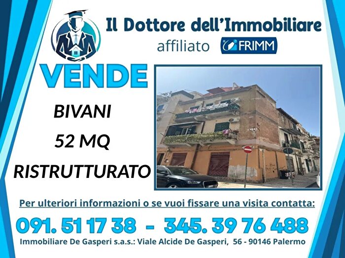 Appartamento bilocale in vendita in Via Cesare Airoldi, Palermo