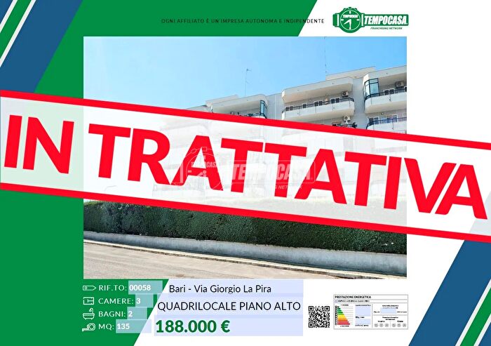 Appartamento quadrilocale in vendita in Bari