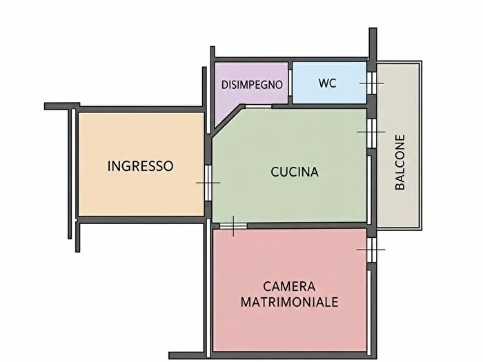 Appartamento trilocale in vendita in Siena