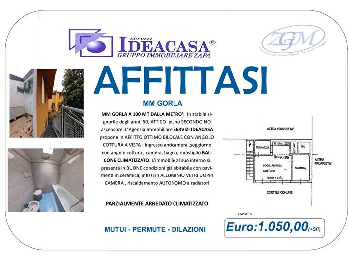 Casa bilocale in affitto in Via Minturno, Gorla, Milano