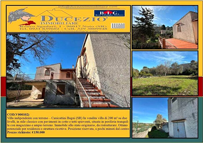 Casa con 8 locali in vendita in Loc Cda Condotte Snc, Canicattini Bagni