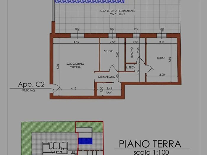 Appartamento trilocale in vendita in Via Lorenzo Valla, Piacenza