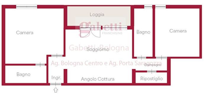 Appartamento trilocale in affitto in Via Antonio Gramsci, Marconi, Bologna