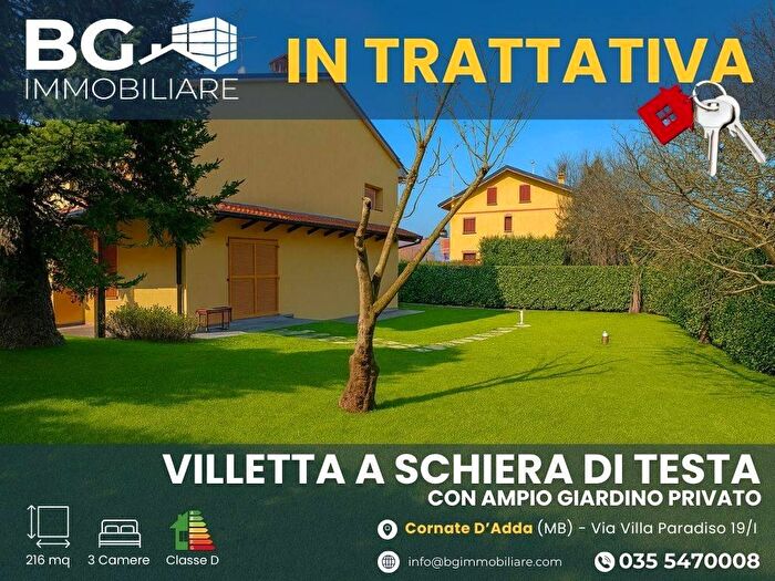 Casa quadrilocale in vendita in Via Villa Paradiso I, Cornate DAdda