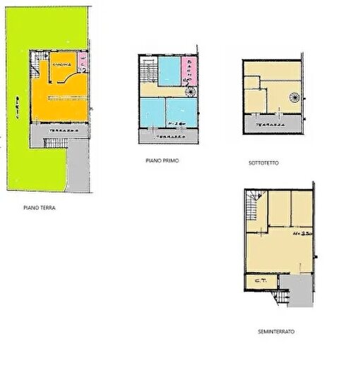 Appartamento con 6 locali in vendita in Via Montanara, Cecina