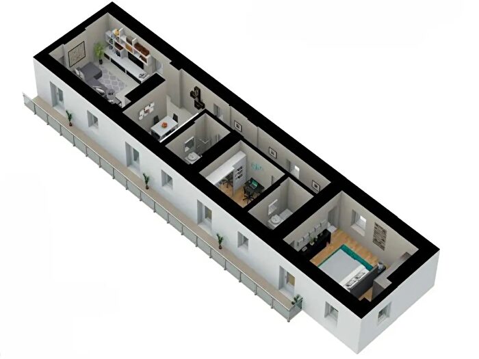 Appartamento trilocale in vendita in Via Leonardo da Vinci, Erba