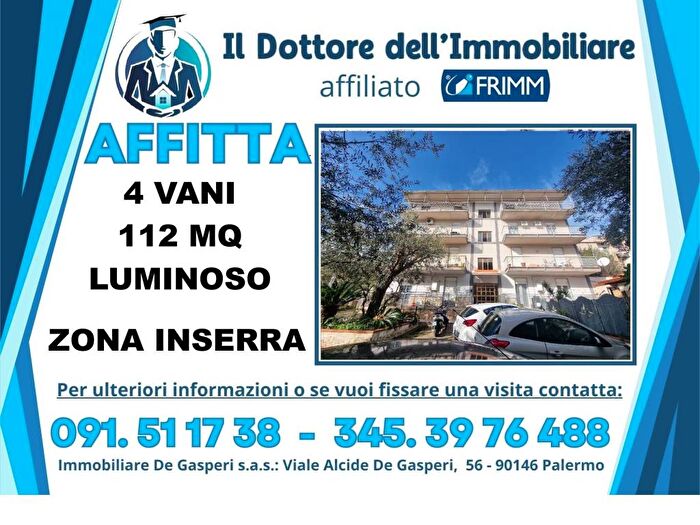 Appartamento quadrilocale in affitto in Via Fratelli Tantillo, CEP Michelangelo Alta, Palermo
