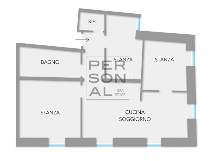 Appartamento quadrilocale in affitto in Trento