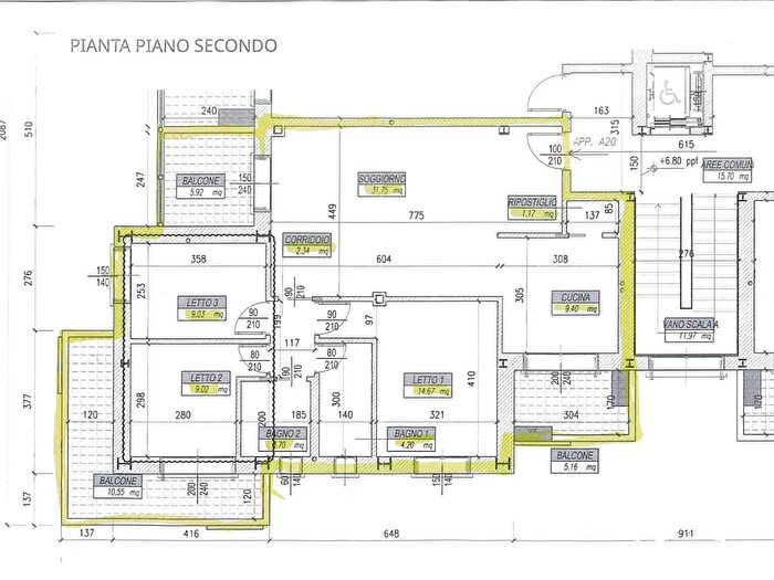 Appartamento con 7 locali in vendita in San Severino Marche