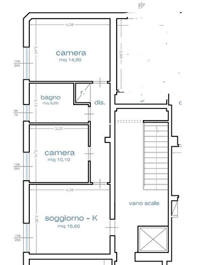 Appartamento trilocale in vendita in Pisa