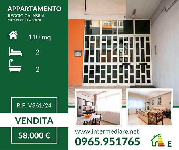 Appartamento trilocale in vendita in Via Maresciallo Cusmano, Reggio Calabria