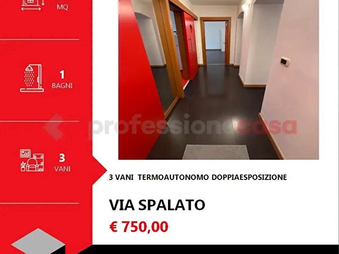 Appartamento trilocale in affitto in Via Spalato, Bari