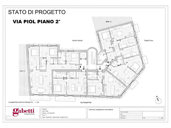 Appartamento bilocale in vendita in Via FLli Piol App B, Rivoli