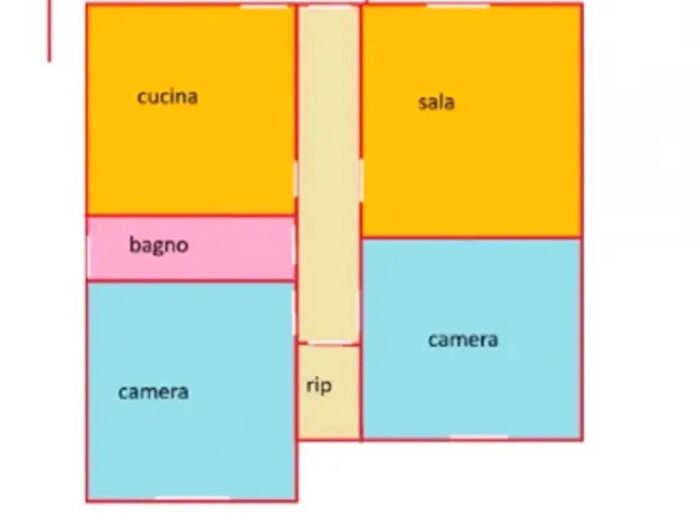 Appartamento quadrilocale in vendita in Via Giovanni Marradi, Cecina