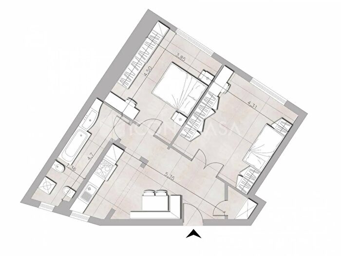 Appartamento trilocale in vendita in Via Fiume, Ciampino