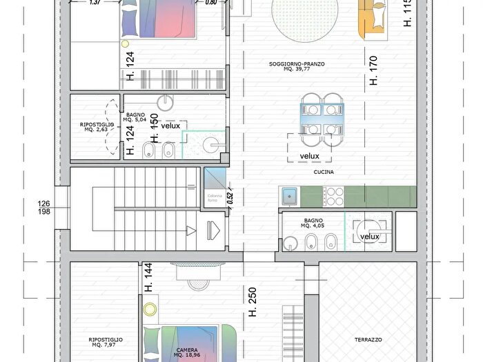 Appartamento con 5 locali in vendita in Riccione