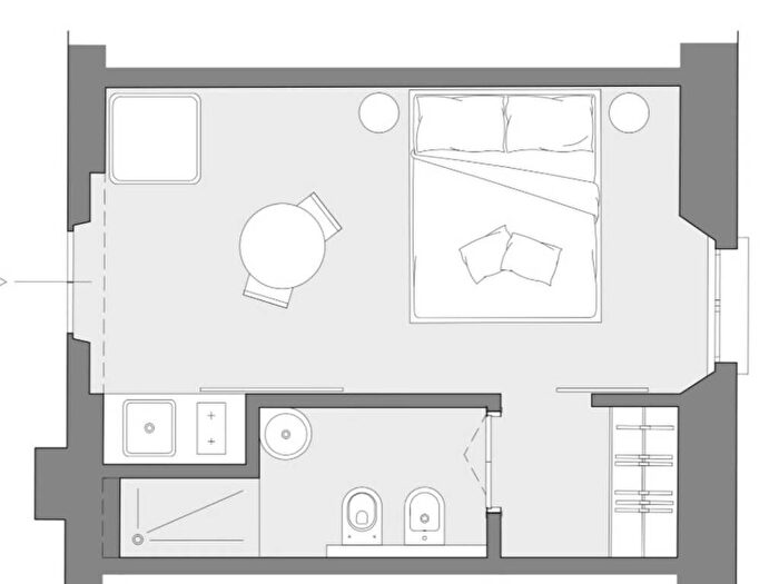 Appartamento monolocale in affitto in Via Clusone, Montenero, Milano