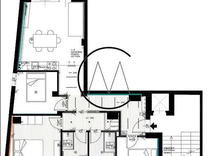 Appartamento con 6 locali in vendita in Treviso