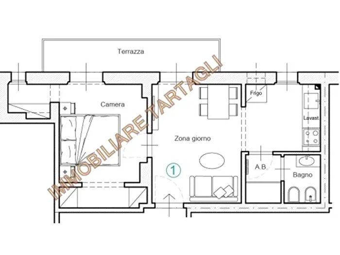 Appartamento bilocale in vendita in Firenze