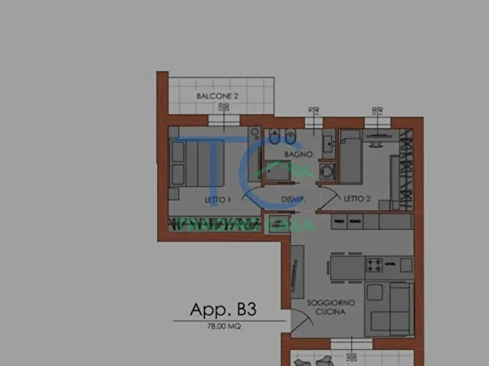 Appartamento trilocale in vendita in Via Lorenzo Valla, Piacenza