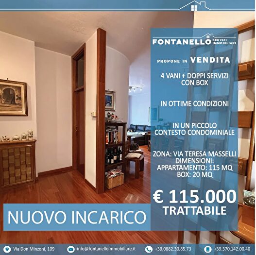 Appartamento con 5 locali in vendita in Via Aspromonte, San Severo
