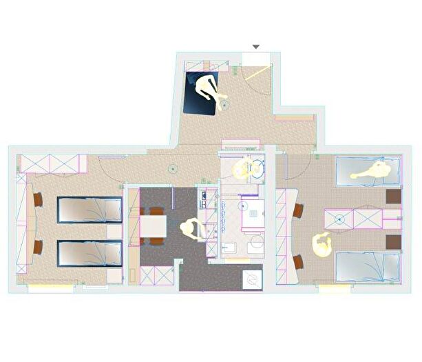 Appartamento trilocale in affitto in Centro Urbano, Cesena