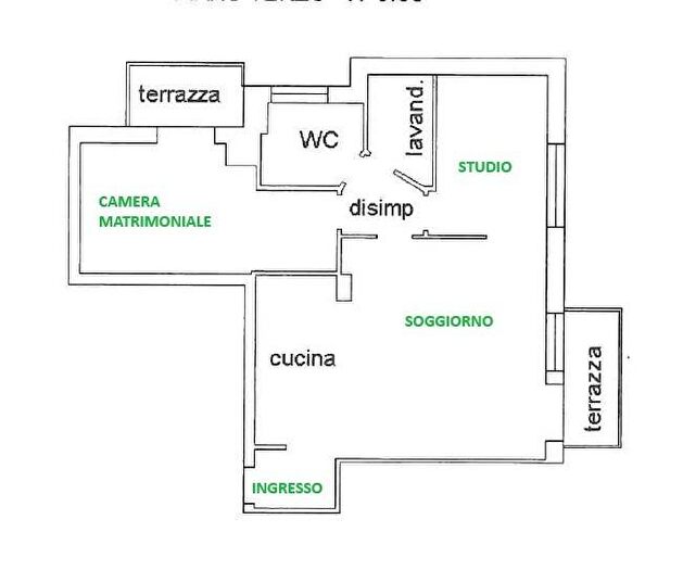 Appartamento trilocale in affitto in Via Ferdinando Magellano, Borgo Nuovo Navigatori, Verona