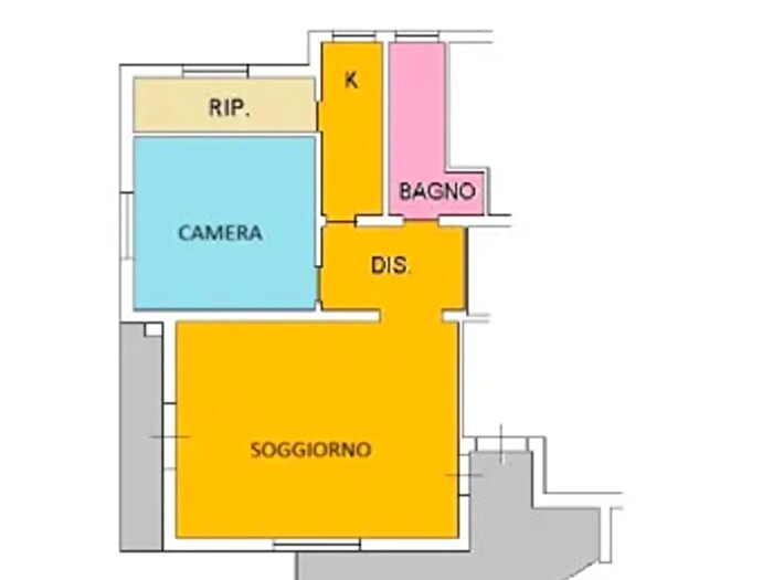 Appartamento trilocale in vendita in Via Aurelia Nord, Cecina