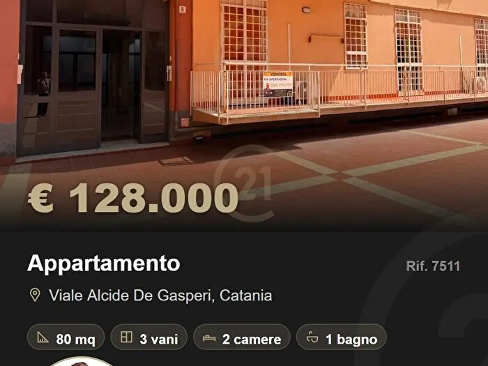 Appartamento trilocale in vendita in Viale Alcide De Gasperi, Catania