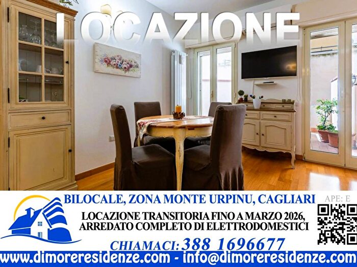 Appartamento bilocale in affitto in Monte Urpinu, Cagliari