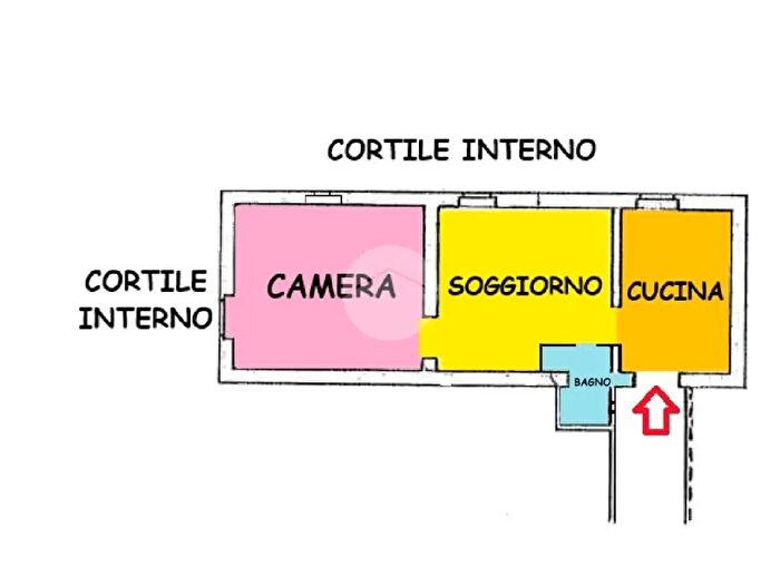 Appartamento bilocale in vendita in Via Napoleone III, Roma