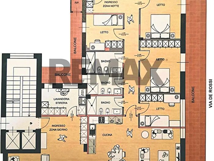 Appartamento con 8 locali in vendita in Via Abate Giacinto Gimma, Bari