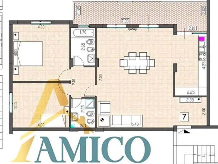 Appartamento quadrilocale in vendita in Via Belmonte Chiavelli Snc, Palermo