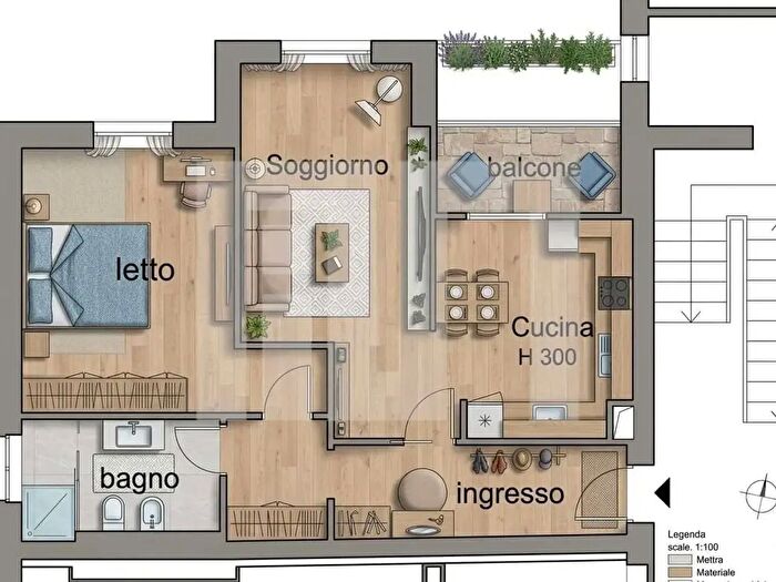 Appartamento trilocale in vendita in Mantova