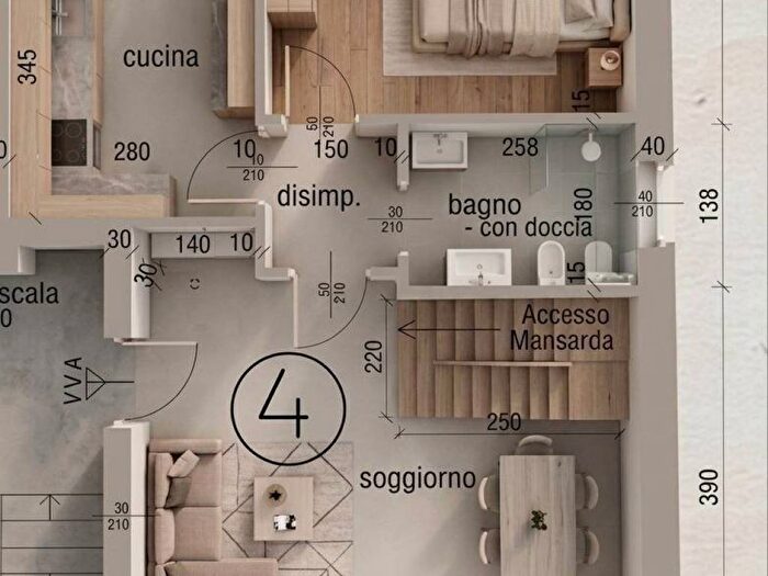 Appartamento con 5 locali in affitto in Via Per Casale, Castelrosso Torassi, Chivasso